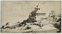 St G 031
<br/>
Stupa in de bergen van India
<br/>
<em>Lumsden, Ernest S. (1883-1948)</em>